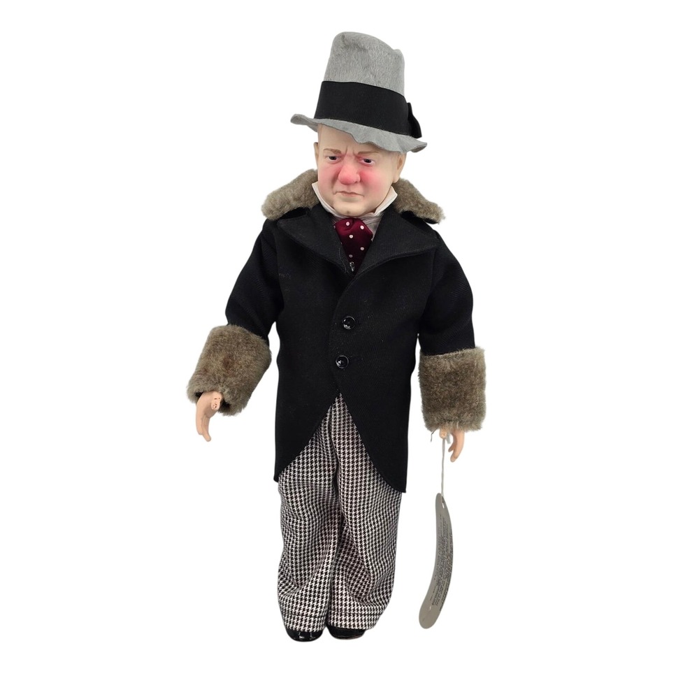 Effanbee WC Fields Centennial Doll 1980 Vintage Collectible Figure with Stand